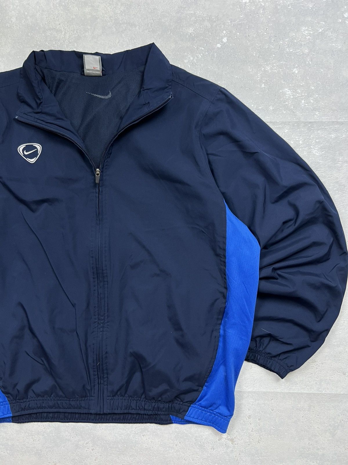 Nike 00s Nike Double Swoosh Vintage Y2K Oversized Retro Jacket Size US XL / EU 56 / 4 - 3 Thumbnail