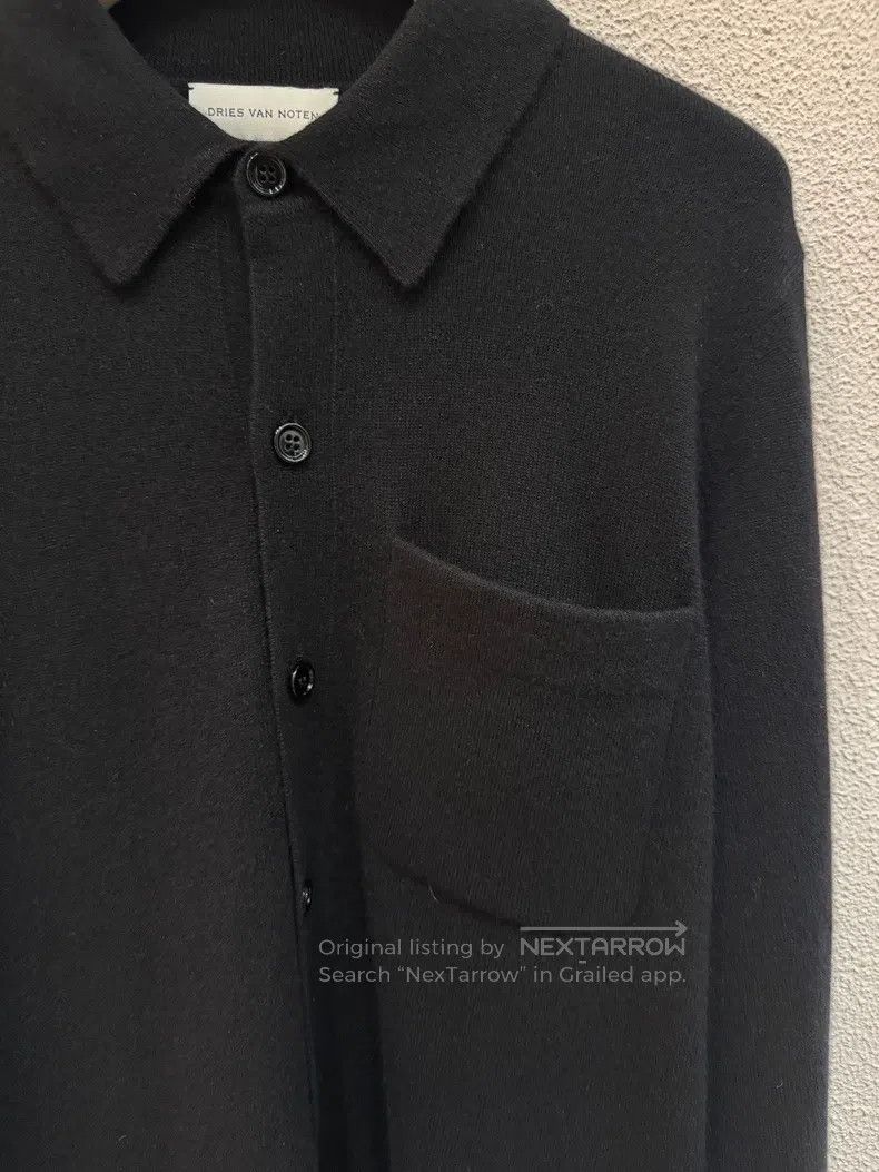 Dries Van Noten Dries Van Noten Autumn/Winter Shirt-Style Knit Cardigan Size US S / EU 44-46 / 1 - 2 Thumbnail