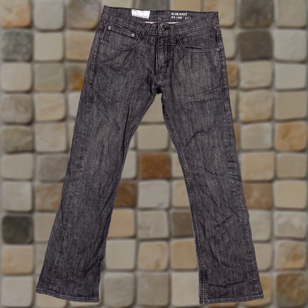 Levi's Vintage Levi'S 507 Jeans Mens 31x30 Faded Y2K Slim Bootcut Flared Denim Pants X - 80s 90s Style - Fit Size US 31 - 1 Thumbnail