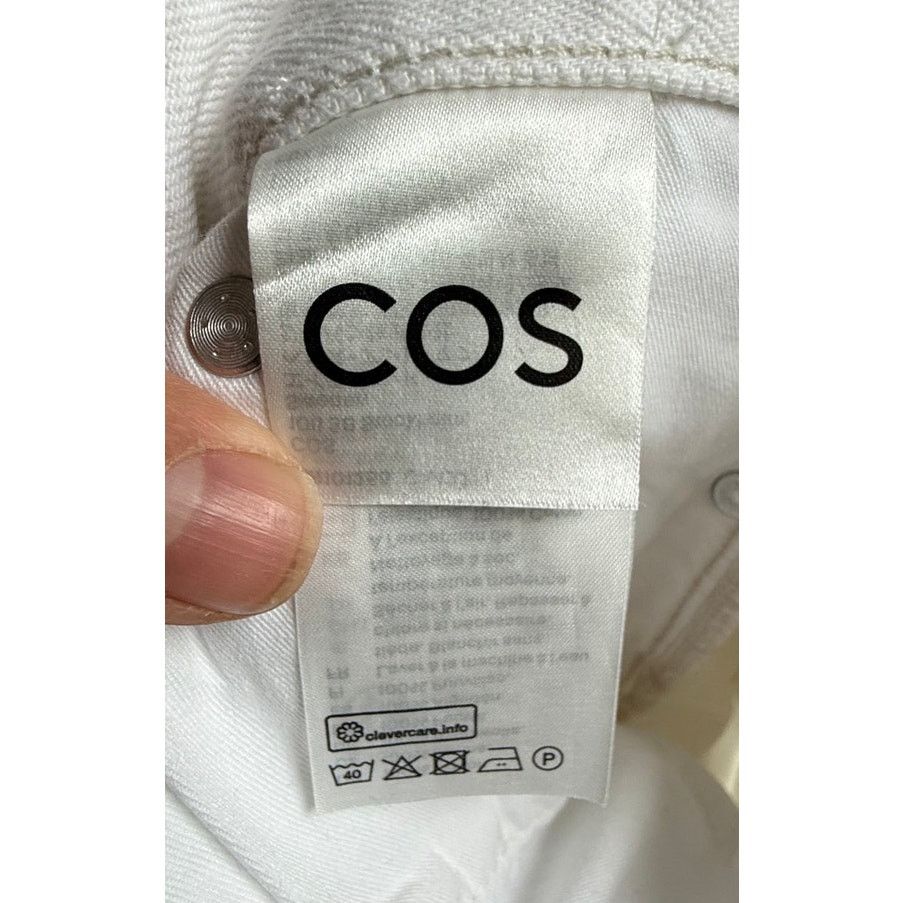 Cos COS White Wide Leg Jeans | High Rise | Size 26 | EUC Size 26" / US 2 / IT 38 - 5 Thumbnail
