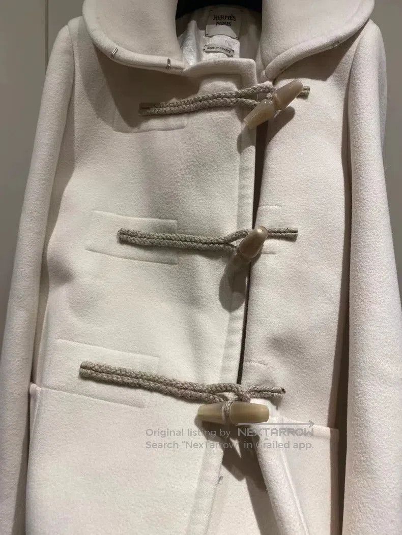 Hermes Hermes White Coat - Straight Cut Size XS / US 0-2 / IT 36-38 - 6 Thumbnail