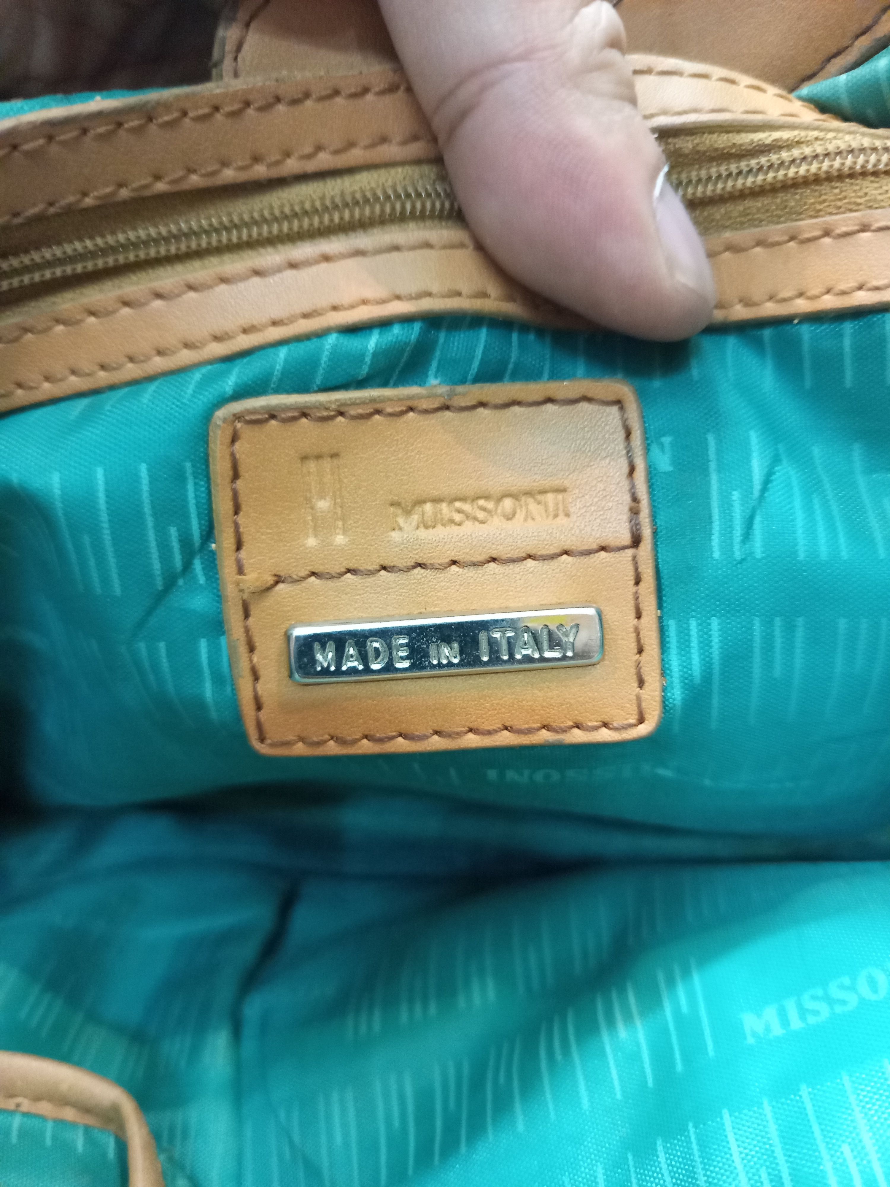 Missoni Missoni Zigzag Multicolor Shoulder Bag Hobo Leather Trim Size ONE SIZE - 12 Thumbnail