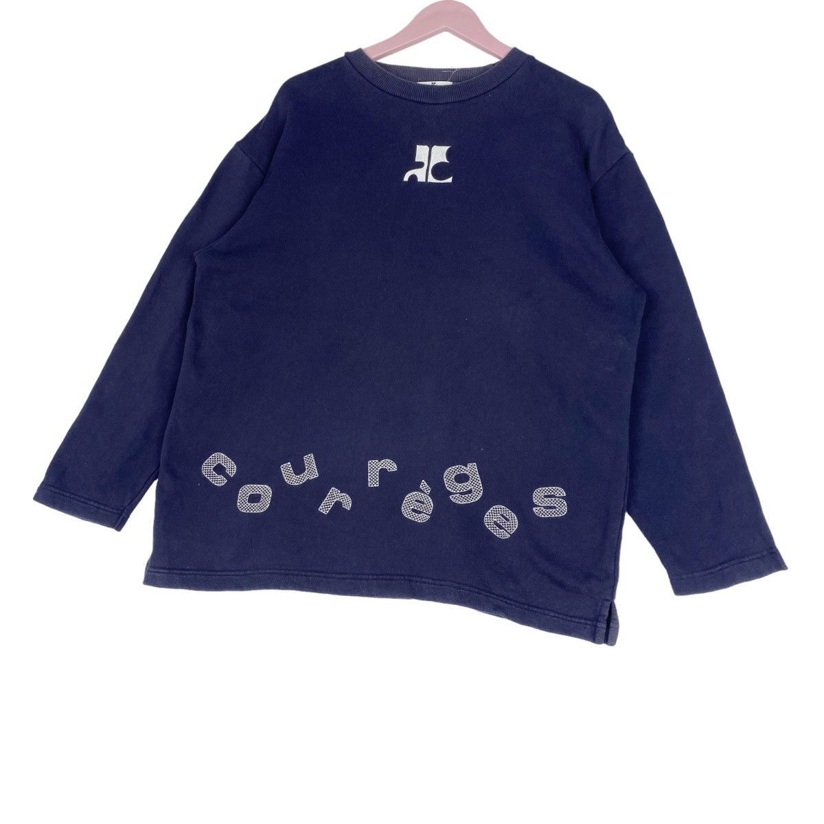 Courreges Courreges Paris Sweatshirts Crewneck Pullover Jumper Size US S / EU 44-46 / 1 - 3 Thumbnail