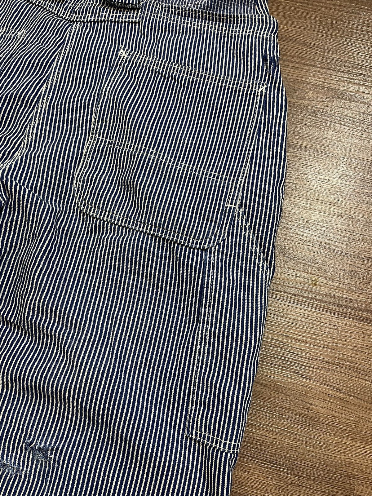Pointer × Vintage Pointer Vintage Hickory Stripe Carpenter Overalls Size US 36 / EU 52 - 11 Thumbnail