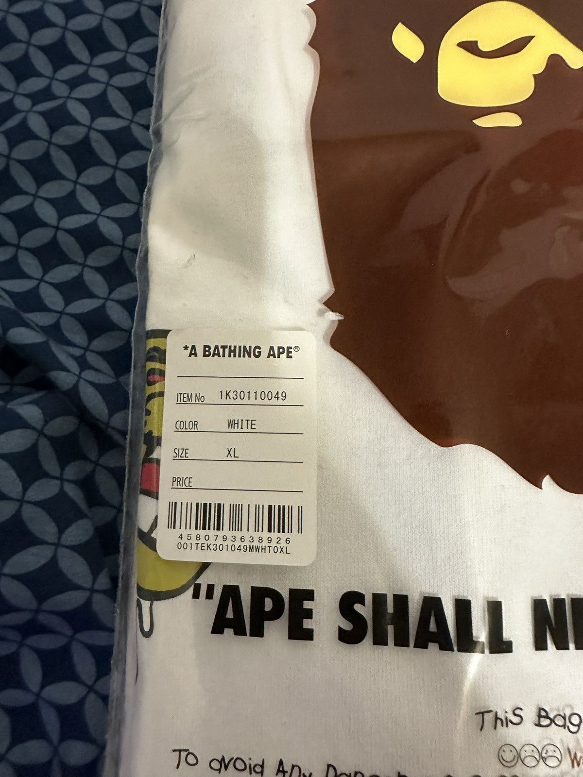 Bape Souvenir Graphic Tee Size US XL / EU 56 / 4 - 2 Thumbnail