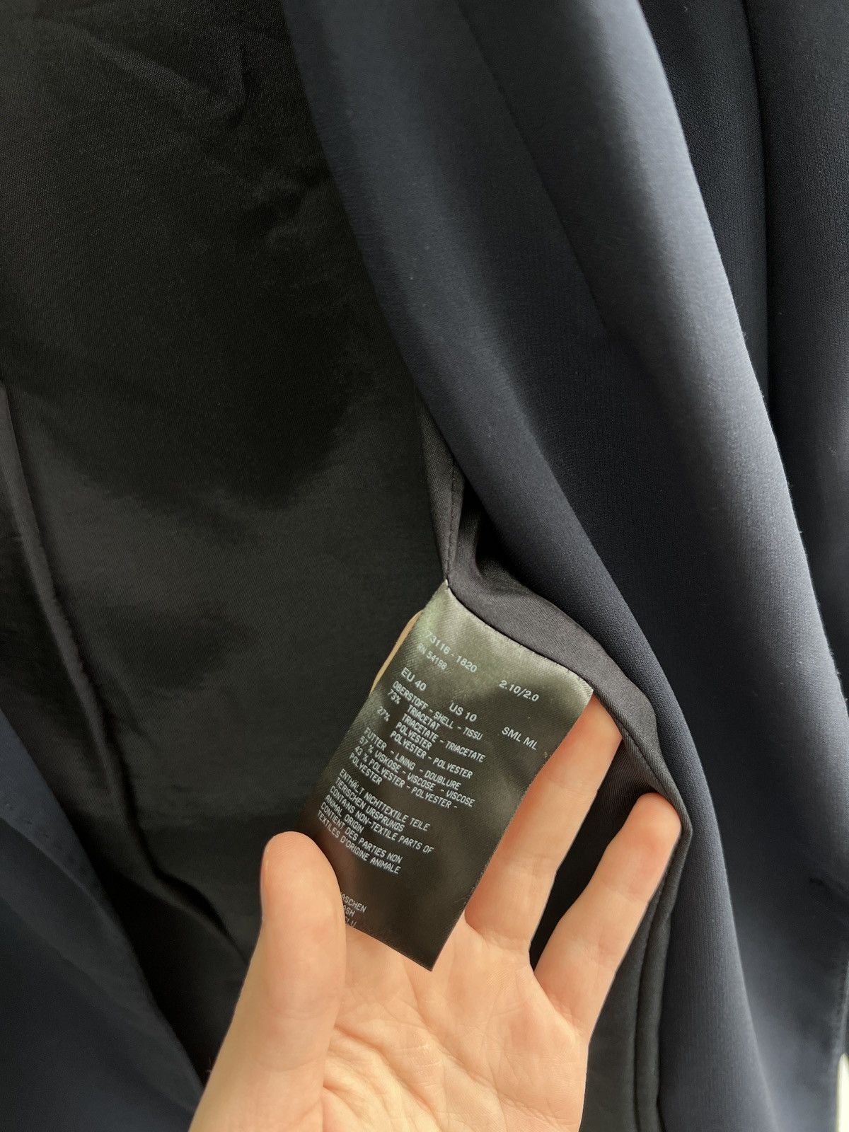 Bogner × Designer × Vintage Vintage Bogner Women’s Navy Luxury Blazer Size L / US 10 / IT 46 - 10 Thumbnail