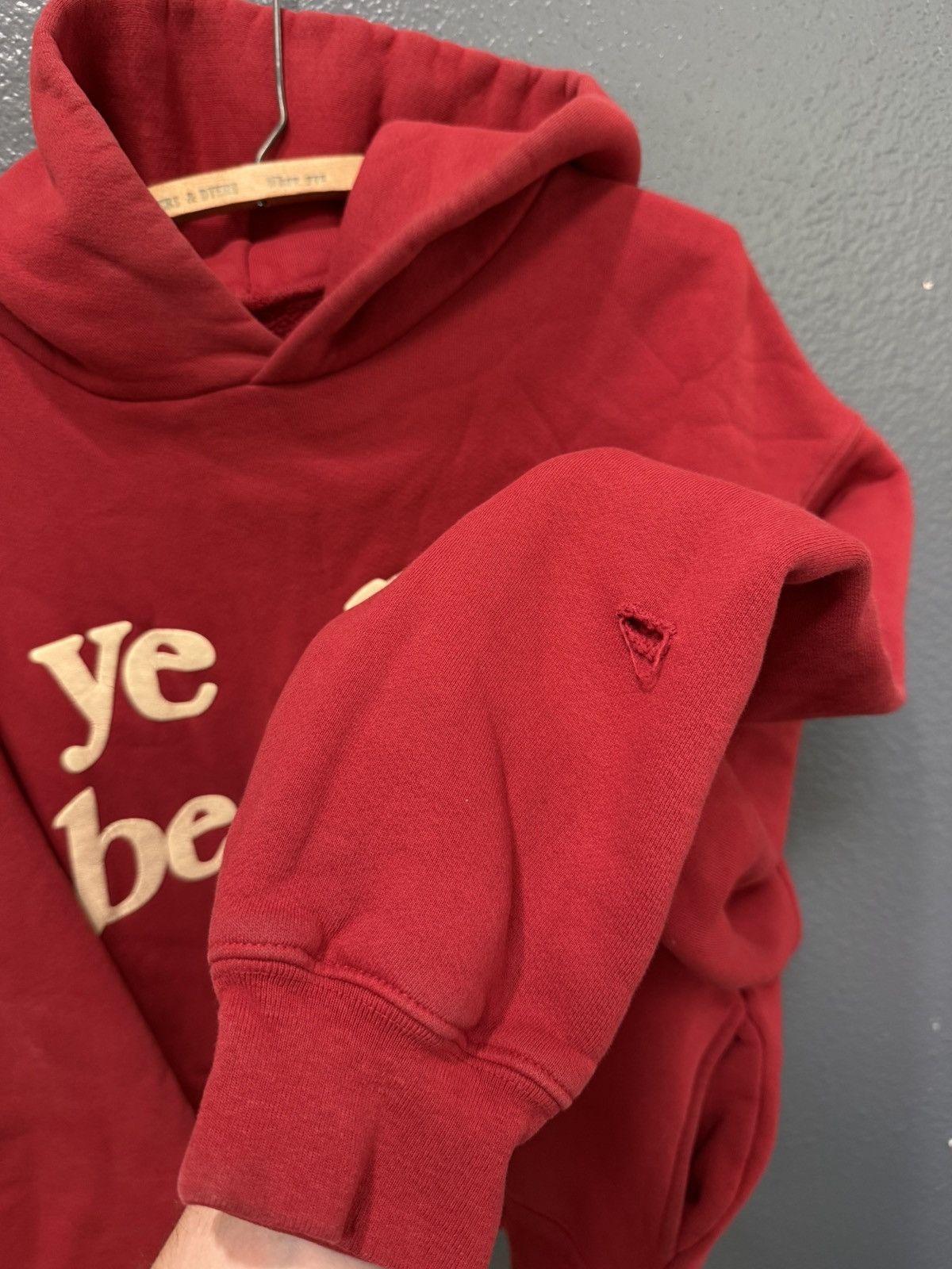 Cactus Plant Flea Market CPFM Ye Must Be Reborn Red Hoodie Small Size US S / EU 44-46 / 1 - 5 Thumbnail