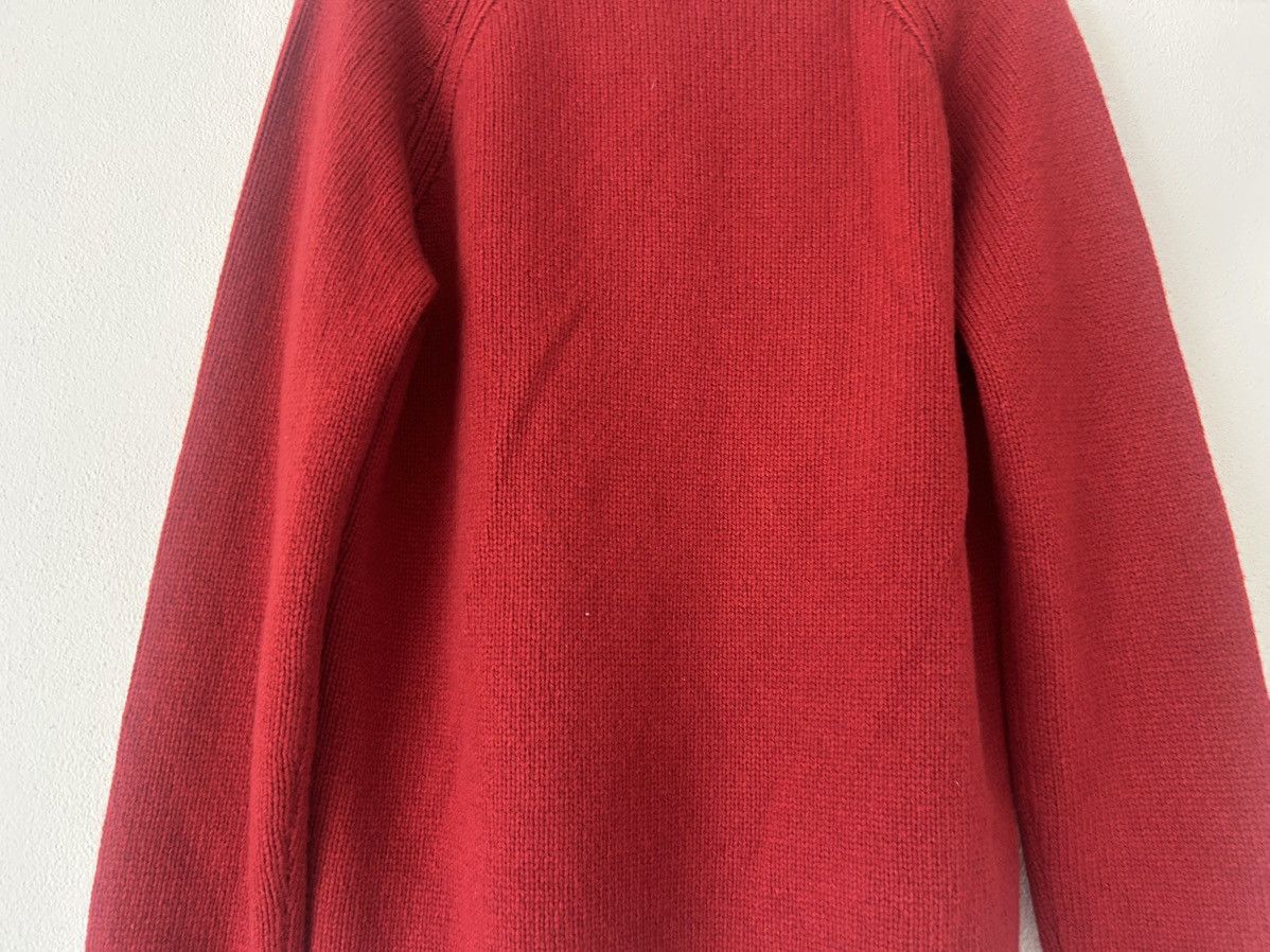 Hermes Red Cashmere V-Neck Sweater Size US L / EU 52-54 / 3 - 7 Thumbnail