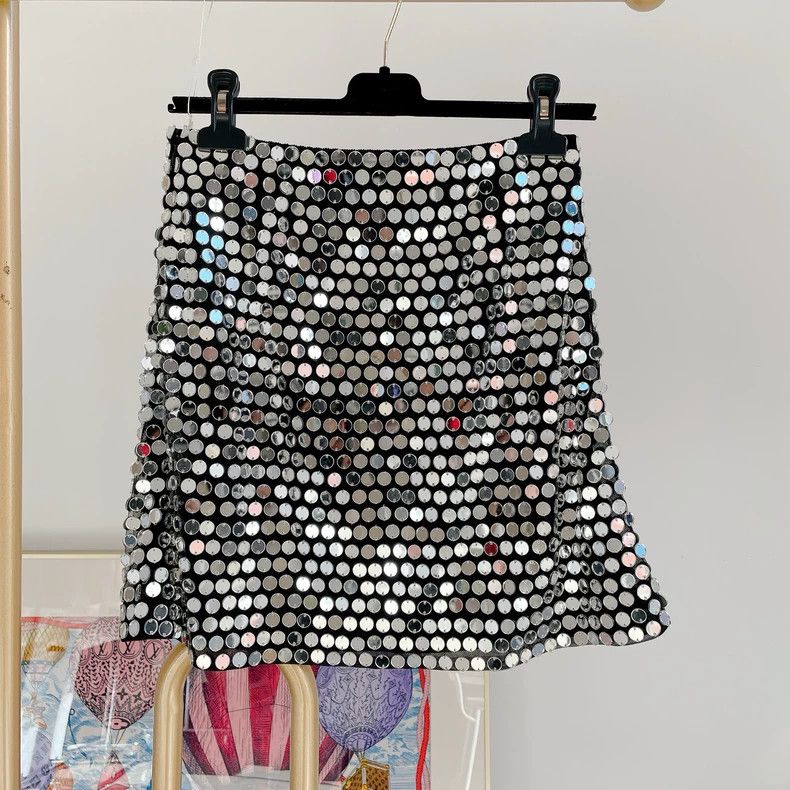Dior Dior Sequined skirt Size 25" / US 0 / IT 36 - 2 Thumbnail