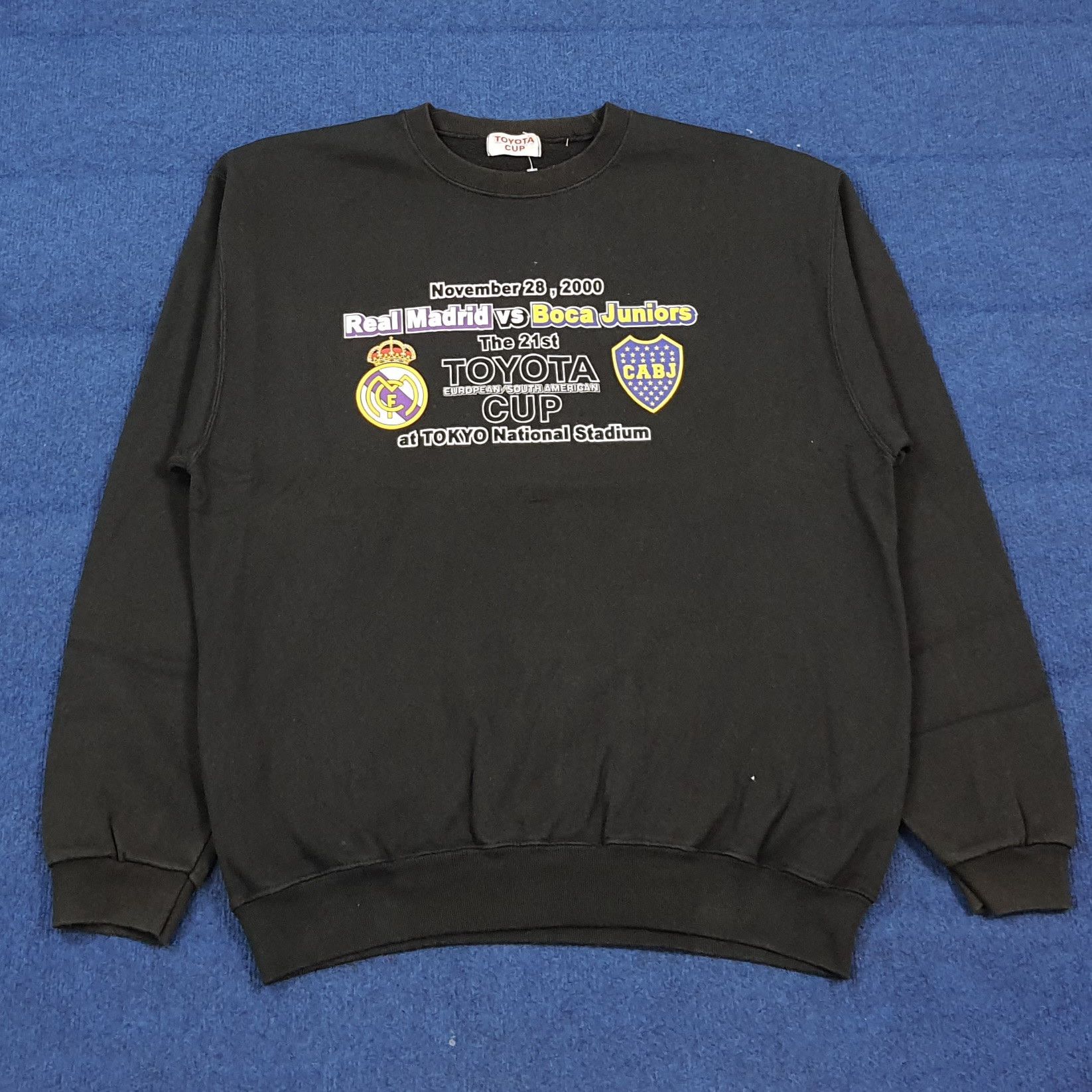 Japanese Brand Vintage Toyota Cup 2000 Tokyo National Sweatshirt C302N6 Size US L / EU 52-54 / 3 - 1 Thumbnail