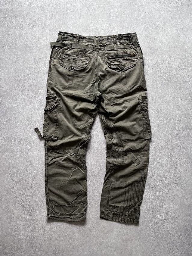 Japanese Brand Vintage Archival Avantgarde Baggy Opium Cargo Pants Y2K M Size US 32 / EU 48 - 2 Thumbnail