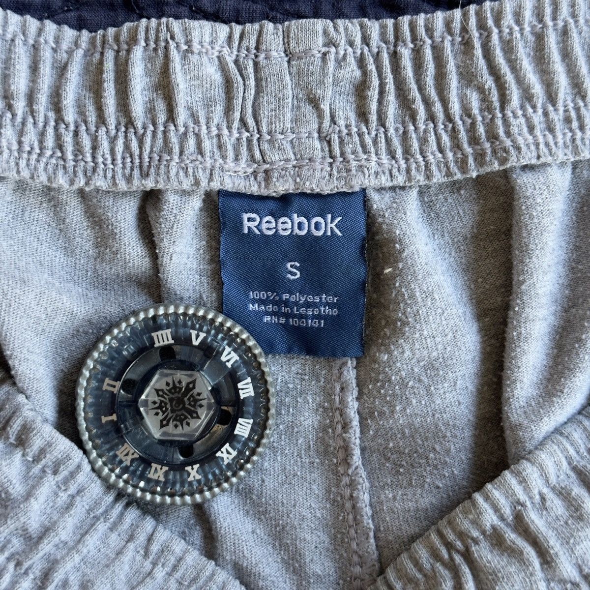 Reebok × Vintage VINTAGE Y2K Reebok sweatshorts - heather gray Size US 33 - 2 Thumbnail