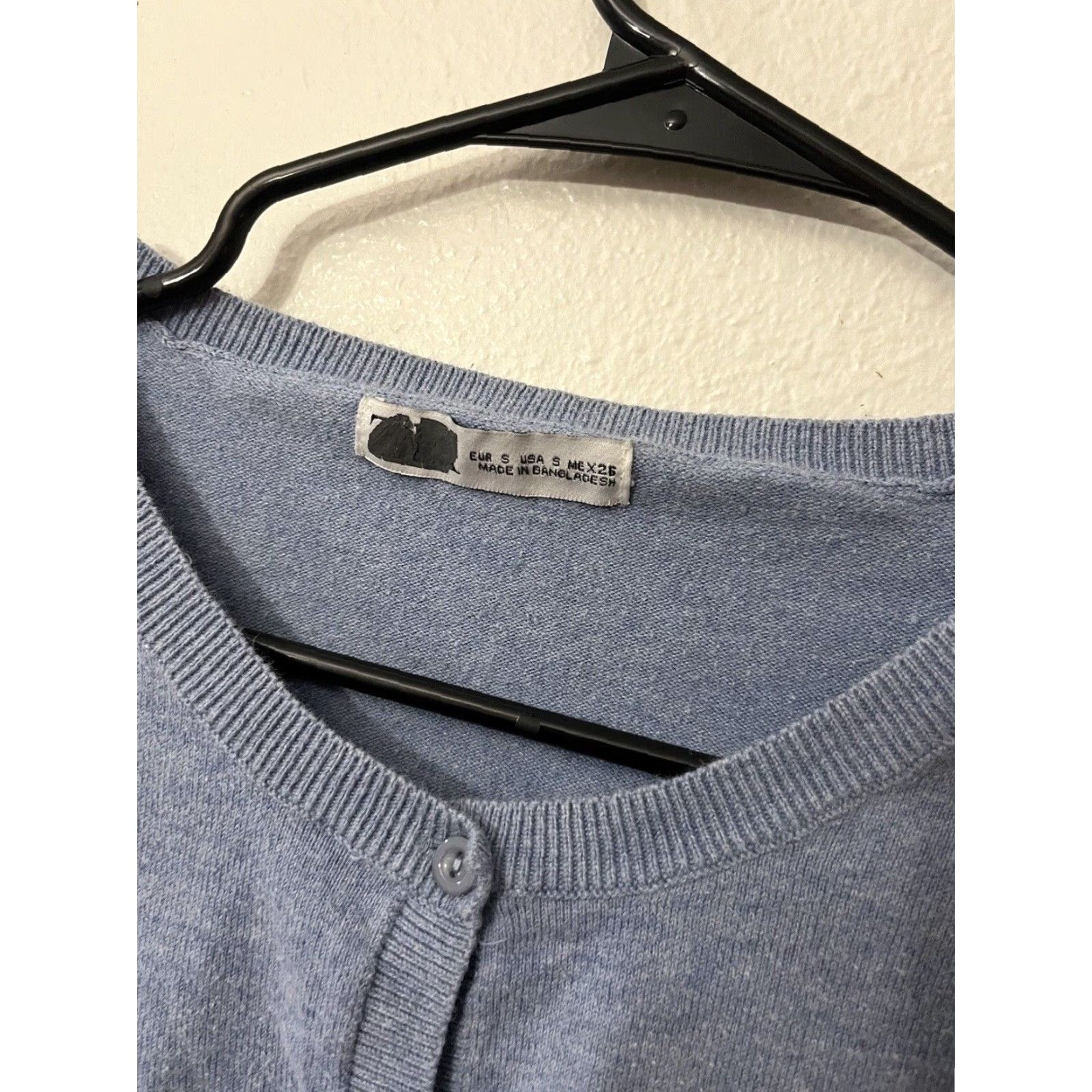Zara Zara Women Knit Blue Sweater Size S Cardigan Buttons Solid Knit Long Sleeve Womens Size S / US 4 / IT 40 - 2 Thumbnail