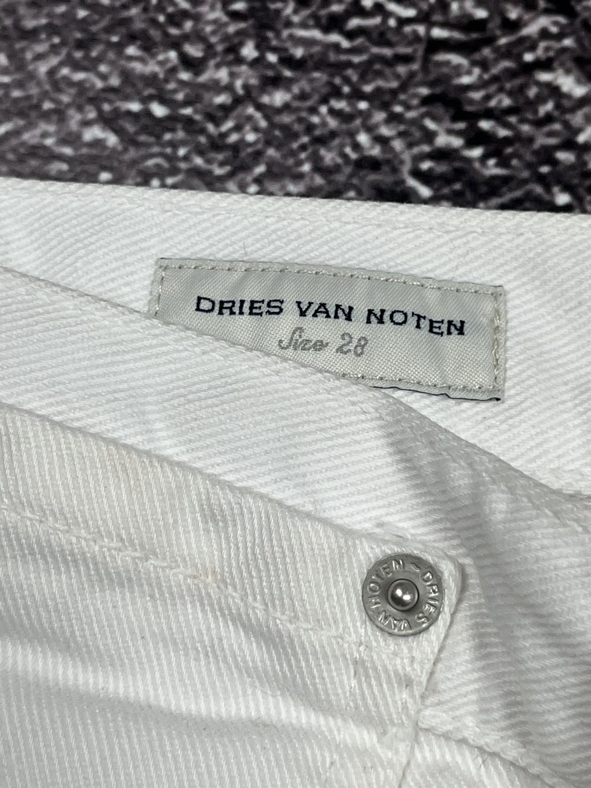 Dries Van Noten Dries Van Noten White Denim Pants Jeans Size 28 Size 28" / US 6 / IT 42 - 11 Thumbnail
