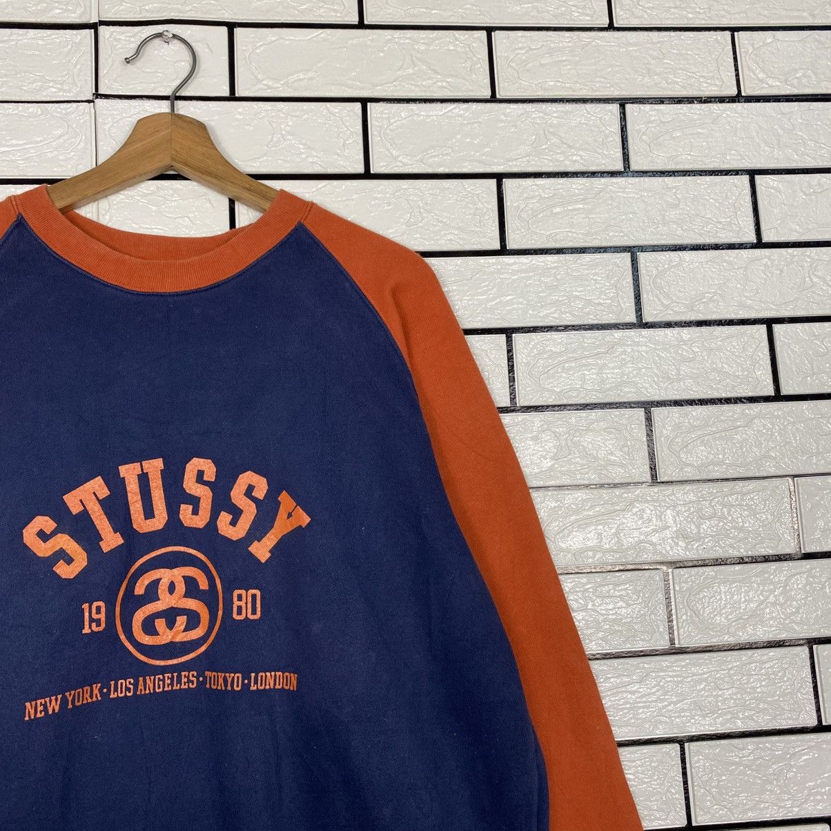 Stussy 📌Vintage Y2K Sweatshirt Stussy Big Logo Design Size US L / EU 52-54 / 3 - 7 Thumbnail
