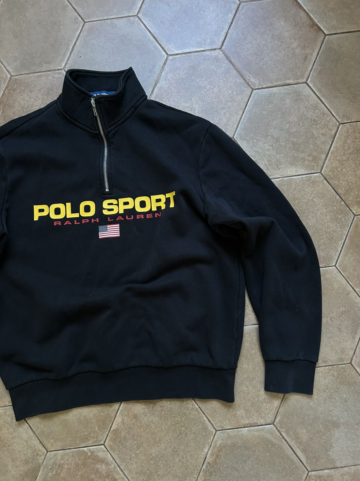 Ralph Lauren Sport Ralph Lauren Polo Sport 1/4 Zip Sweatshirt Size US L / EU 52-54 / 3 - 3 Thumbnail