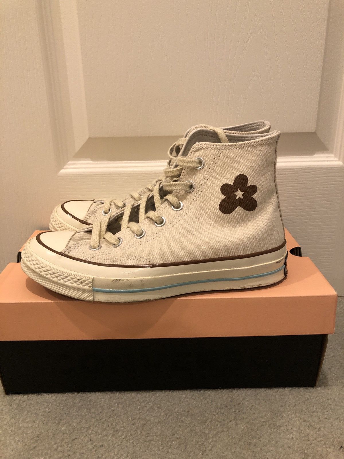 Converse × Golf le Fleur Golf Le Fleur Golf Wang Chuck 70 Hi Parchment size 5 Size US 5 / EU 37 - 1 Thumbnail