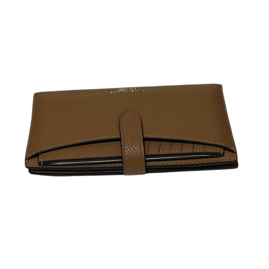 Kate Spade Kate Spade Hudson Bifold Pebbled Leather Wallet in Bungalow Size ONE SIZE - 3 Thumbnail