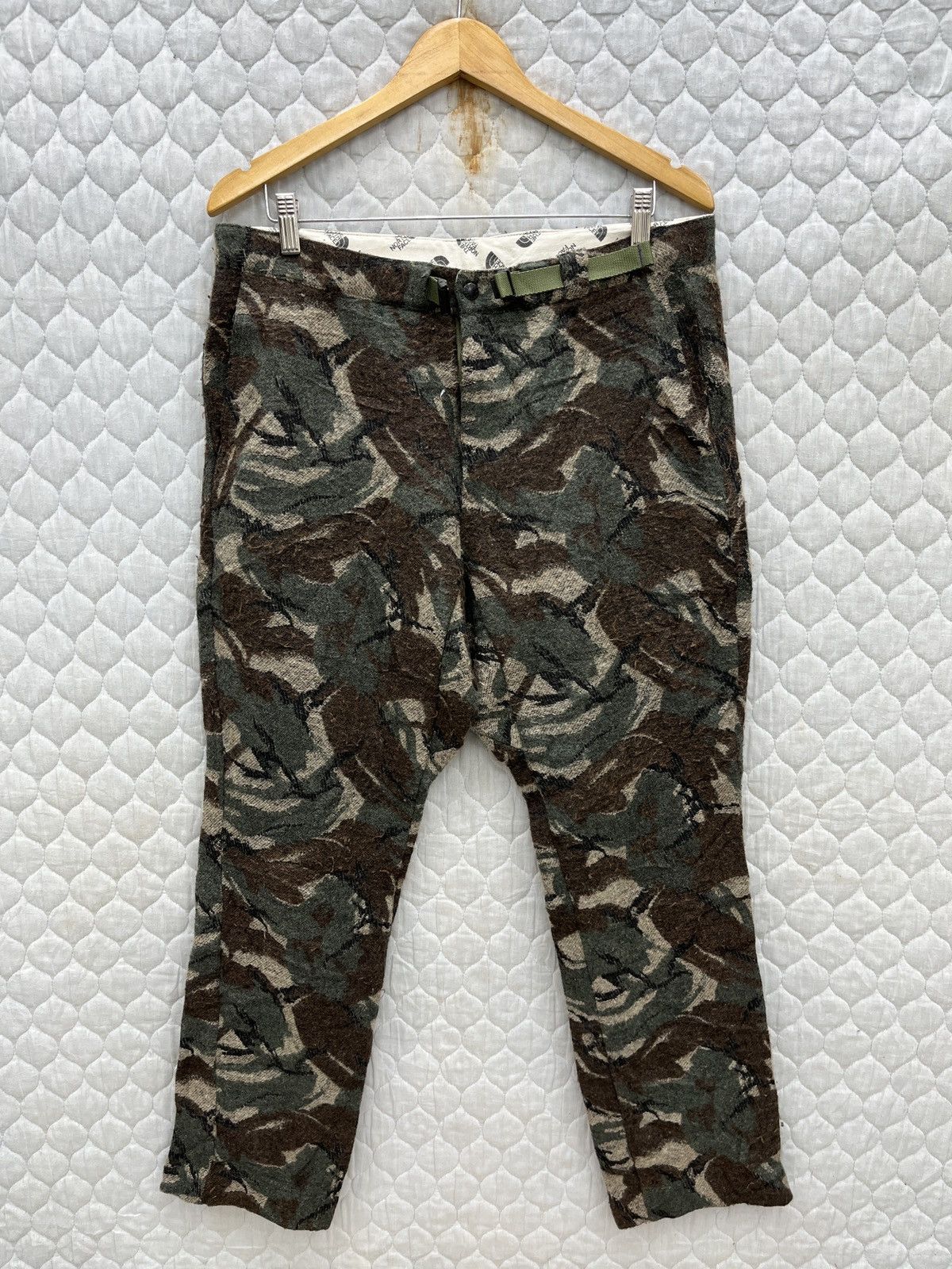 The North Face × Vintage 🔥🔥🔥STEALS VTG THE NORTH FACE CAMO WOOL PANTS Size US 34 / EU 50 - 1 Thumbnail