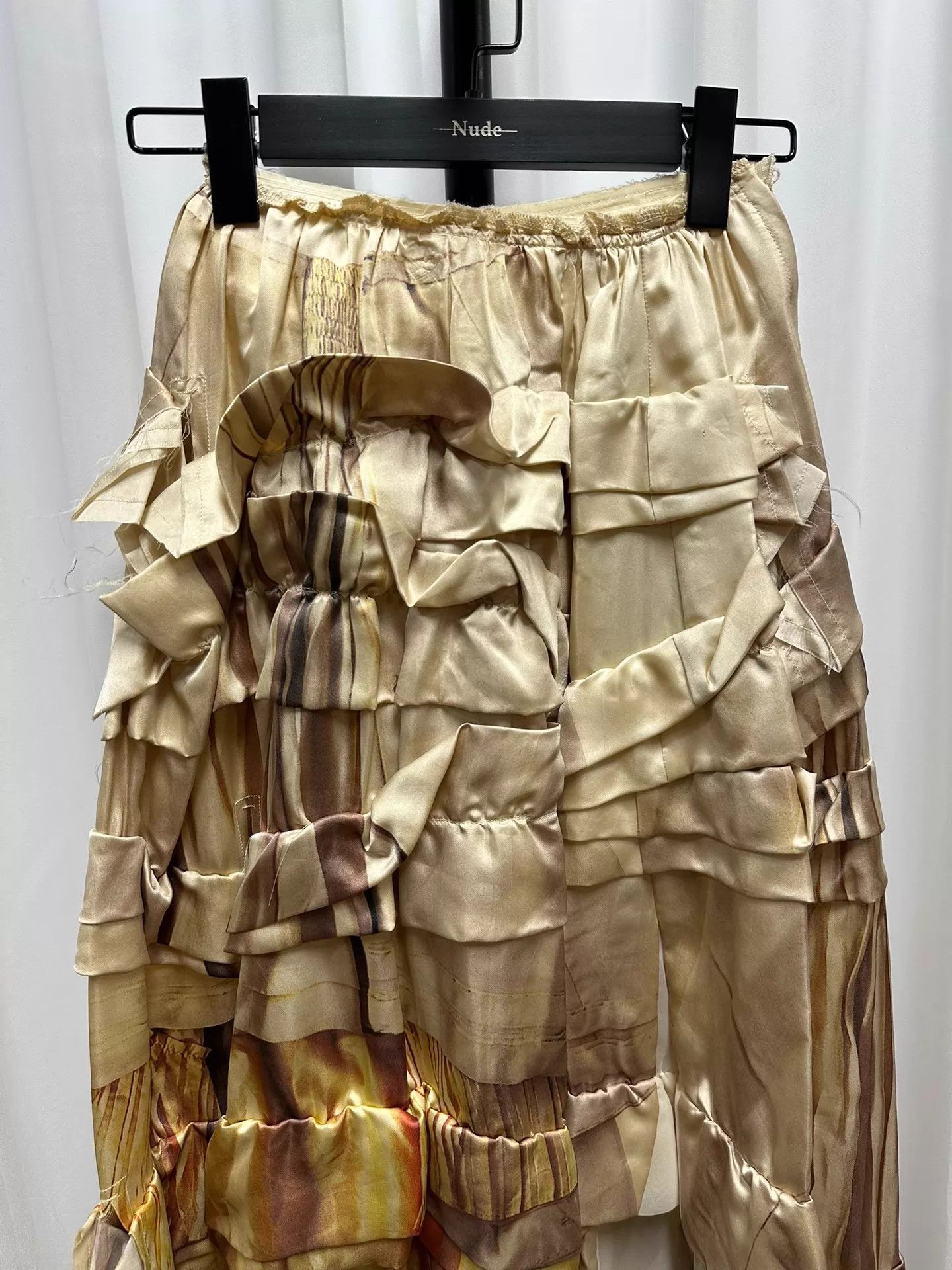 Comme des Garcons CDG 05AW Zombie Bride Silk Layered Skirt S Size 26" / US 2 / IT 38 - 2 Thumbnail