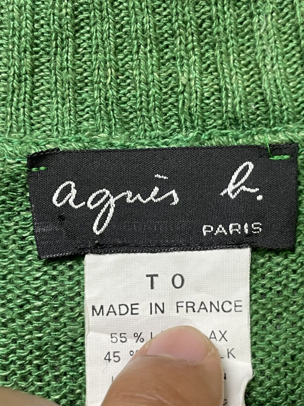Designer × Vintage × agnes b. Agnès B. x Vintage Collared Knit Vest (43) Size US XXS / EU 40 - 5 Thumbnail