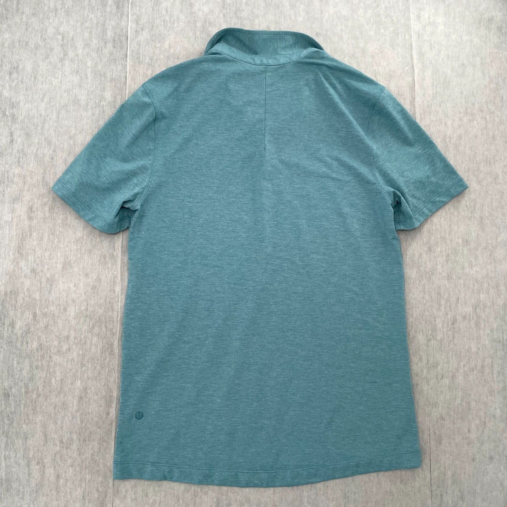 Lululemon VINTAGE Lululemon Polo Shirt Adult Medium Short Sleeve Activewear Men Blue Tech 90s Size US M / EU 48-50 / 2 - 2 Thumbnail