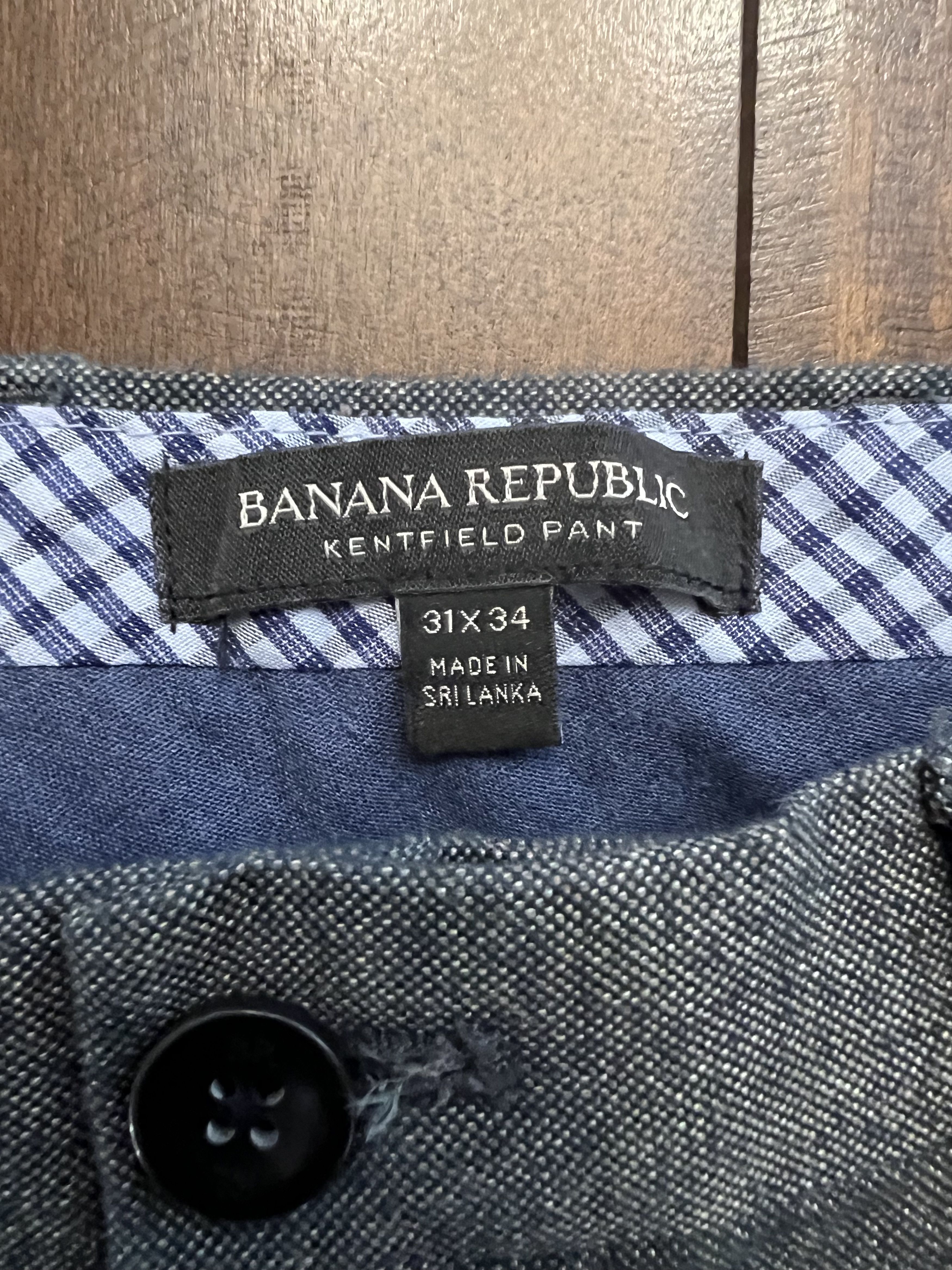 Banana Republic Banana Republic Kentfield Pant, men's, size 31x34 Size US 31 - 3 Thumbnail