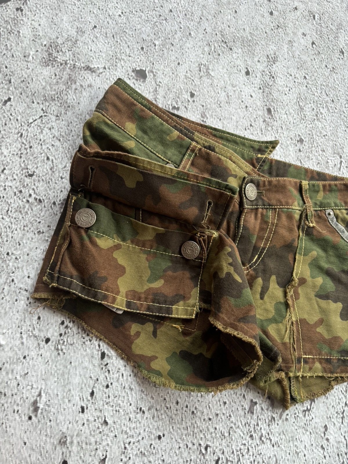 Hysteric Glamour Y2k Jungle Cat Camo Punk style Women's Shorts Size 30" / US 8 / IT 44 - 7 Thumbnail