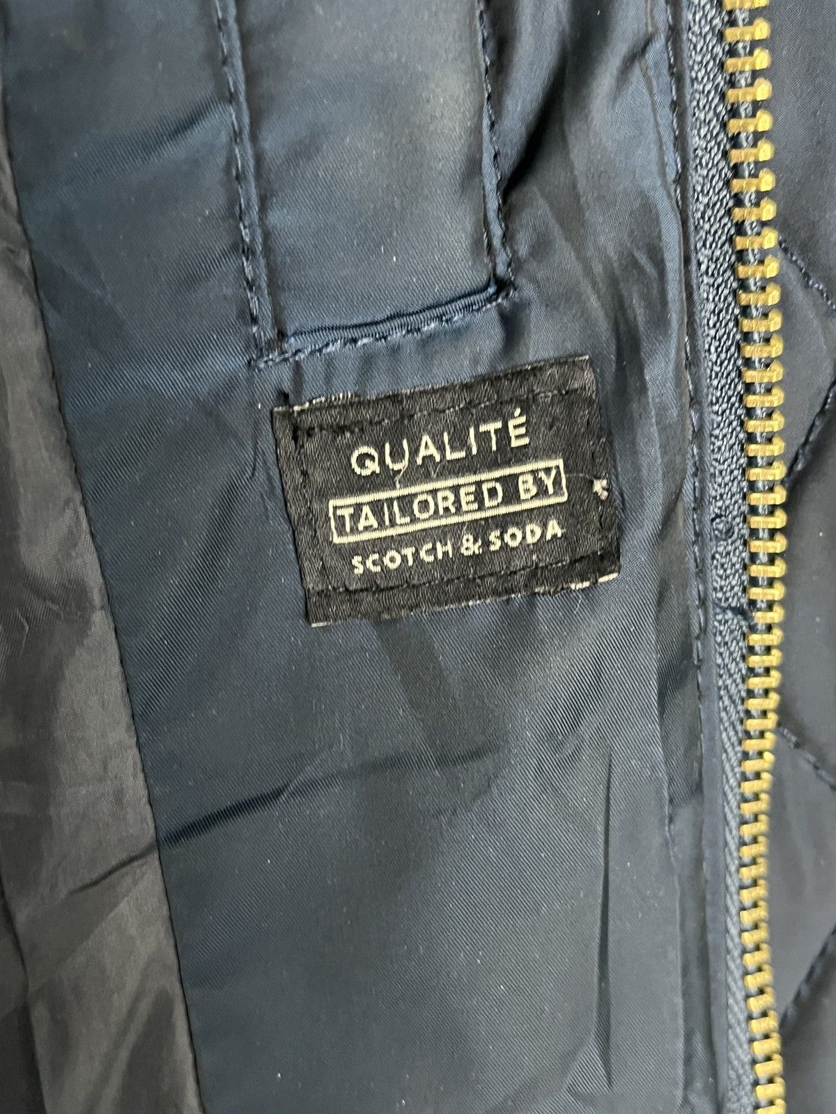 Scotch & Soda × Vintage Quilted Bomber Jacket Scotch & Soda VTG Rare Size US M / EU 48-50 / 2 - 9 Thumbnail