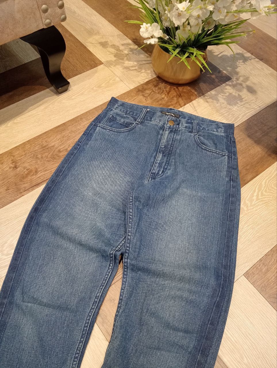 Ne-Net NE-NET ISSEY MIYAKE INDIGO DYE DENIM PANTS Size US 30 / EU 46 - 4 Thumbnail