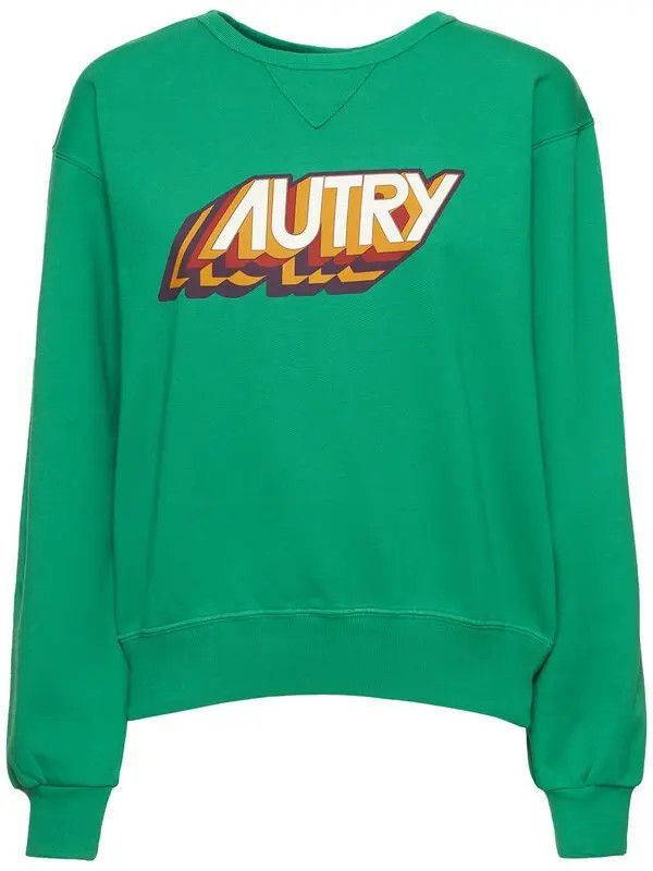 AUTRY o1y0725 Crewneck Sweatshirt in Green Size L / US 10 / IT 46 - 1 Thumbnail