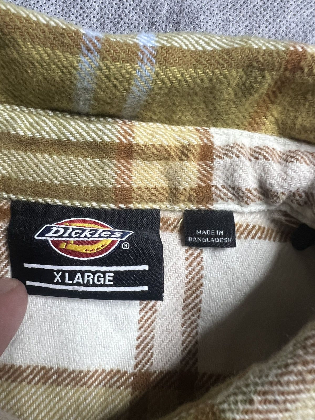 Dickies Dickies Flannel Shirt Button Up Size US XL / EU 56 / 4 - 5 Thumbnail
