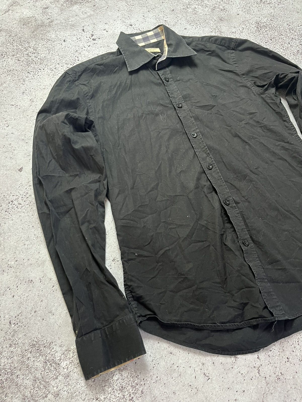 Burberry × Vintage 👔Burberry BRIT Shirt Size M Size US M / EU 48-50 / 2 - 4 Thumbnail