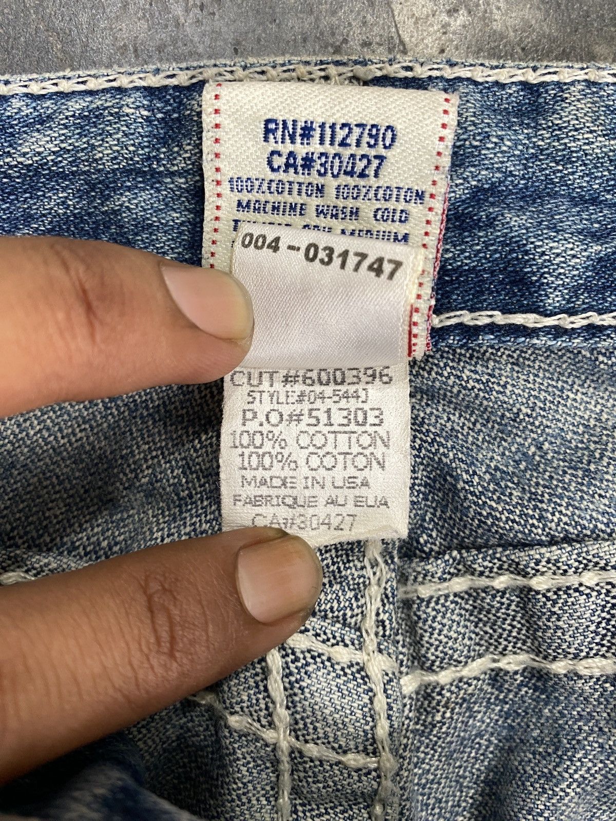 True Religion Flared True Religion Spiral Bootcut Jeans Size 28" / US 6 / IT 42 - 10 Thumbnail