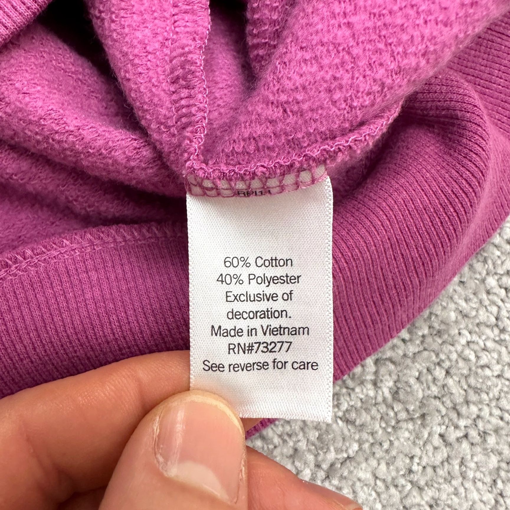 Nine West Nine West Sweatshirt Shirt Womens XL Pink Three Quarter Sleeve Crew Neck Fleece Pullover Casual Size XL / US 12-14 / IT 48-50 - 5 Thumbnail