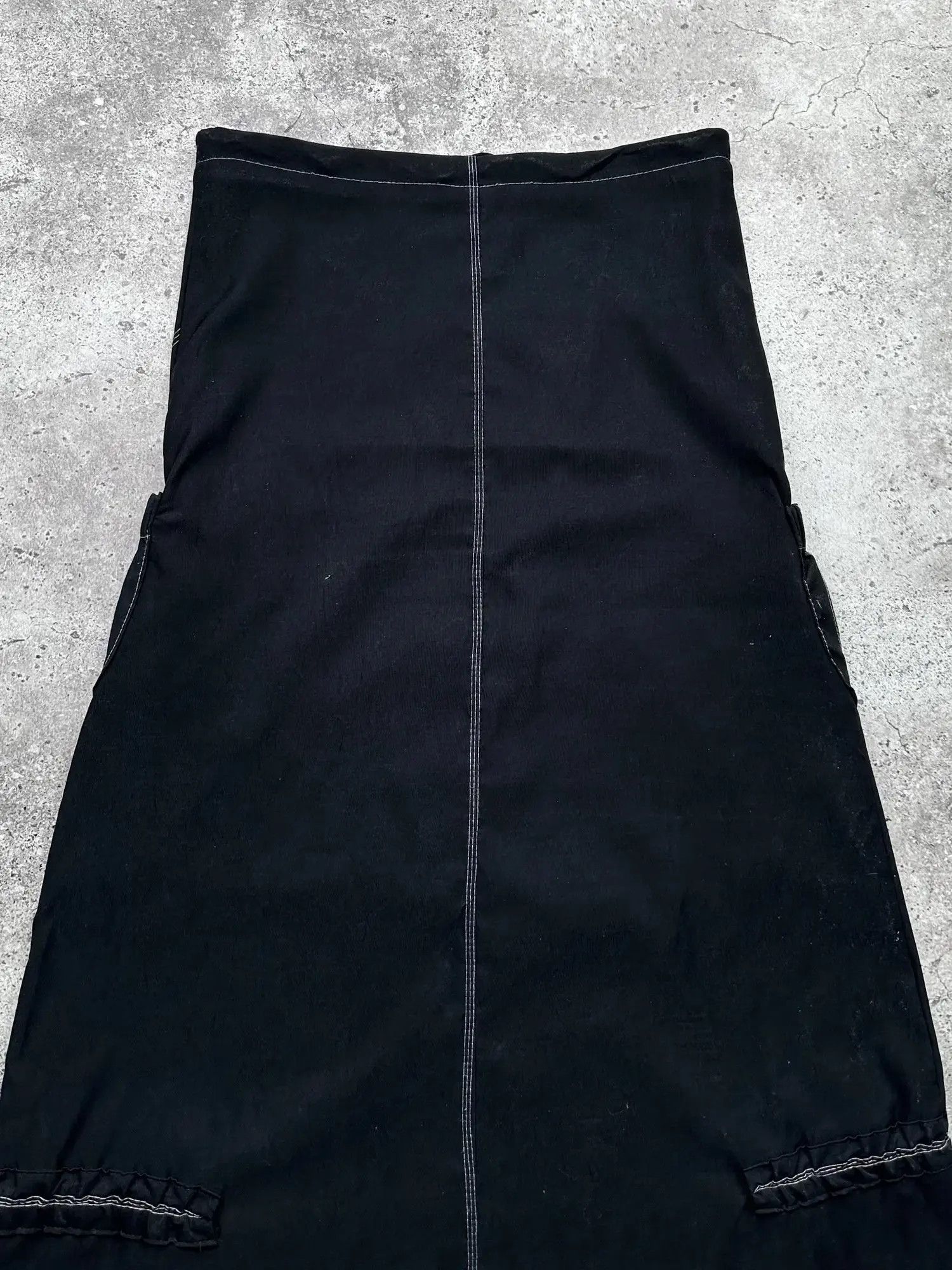 Japanese Brand Vintage Flare Skirt With Bondage C237(V646)(E8) Size 27" / US 4 / IT 40 - 6 Thumbnail