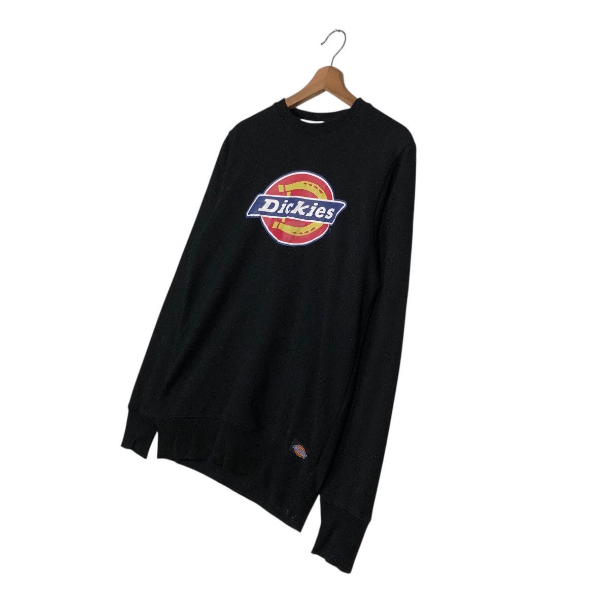 Japanese Brand Dickies Workwear Logo Sweatshirt Black Long Sleeve Crewneck Size US S / EU 44-46 / 1 - 3 Thumbnail