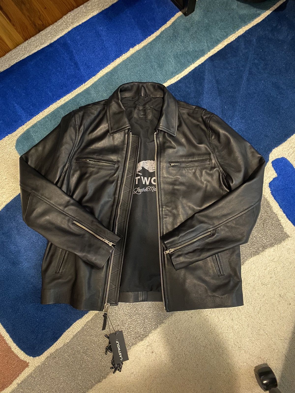 Japanese Brand Last Wolf - Rainier Moto Leather Jacket Size US L / EU 52-54 / 3 - 1 Thumbnail