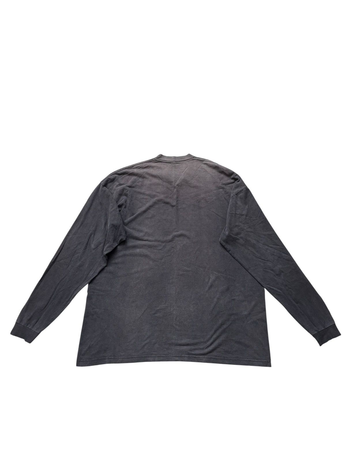 Vintage Sunfaded Black Longsleeve Size US XXL / EU 58 / 5 - 2 Thumbnail