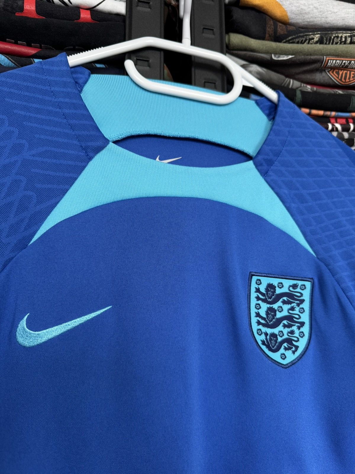 Nike Nike England streetwear jersey blue tee Size US M / EU 48-50 / 2 - 3 Thumbnail