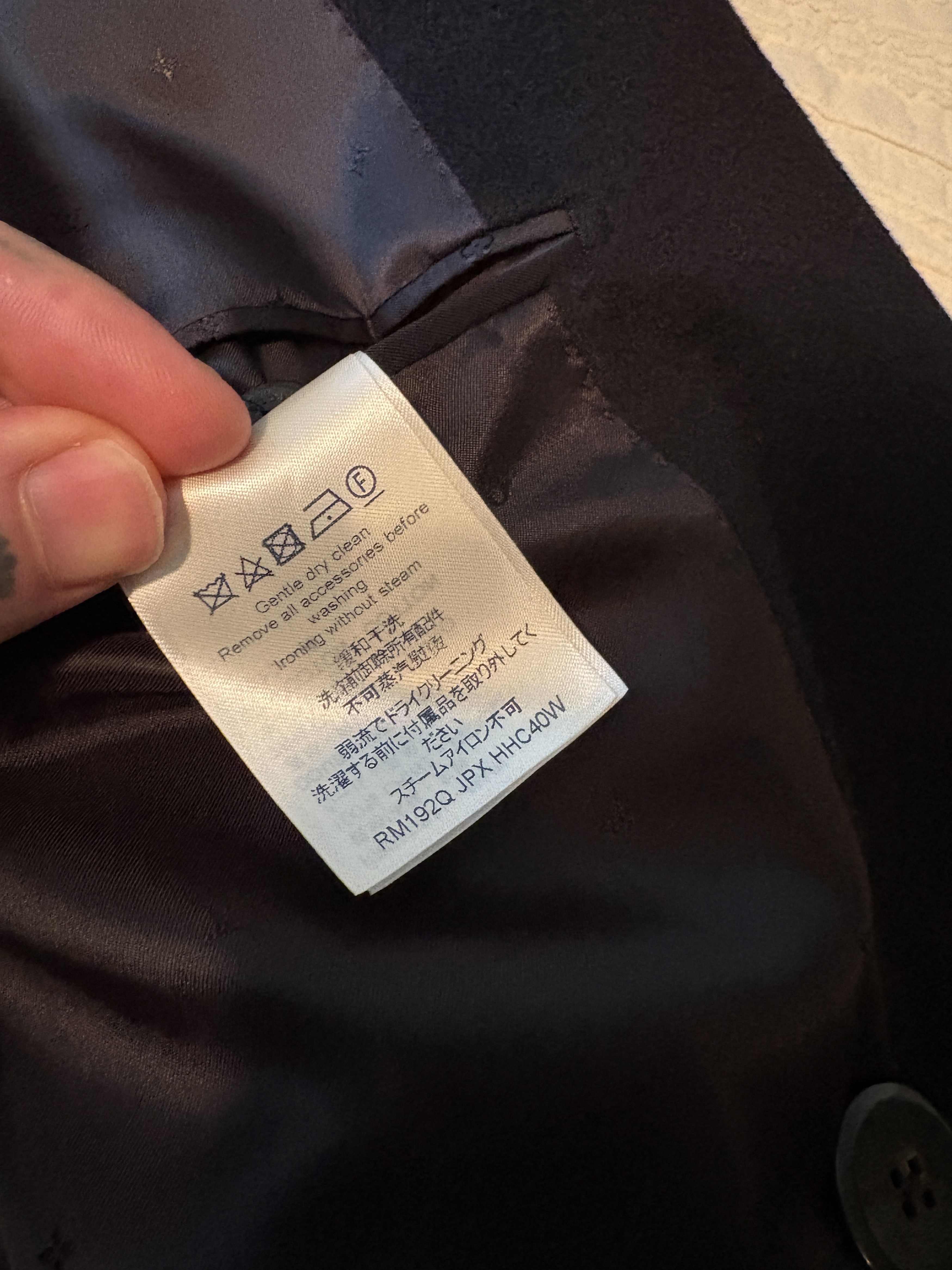 Louis Vuitton "Staples" Double-Breasted Wool Coat Size US L / EU 52-54 / 3 - 5 Thumbnail
