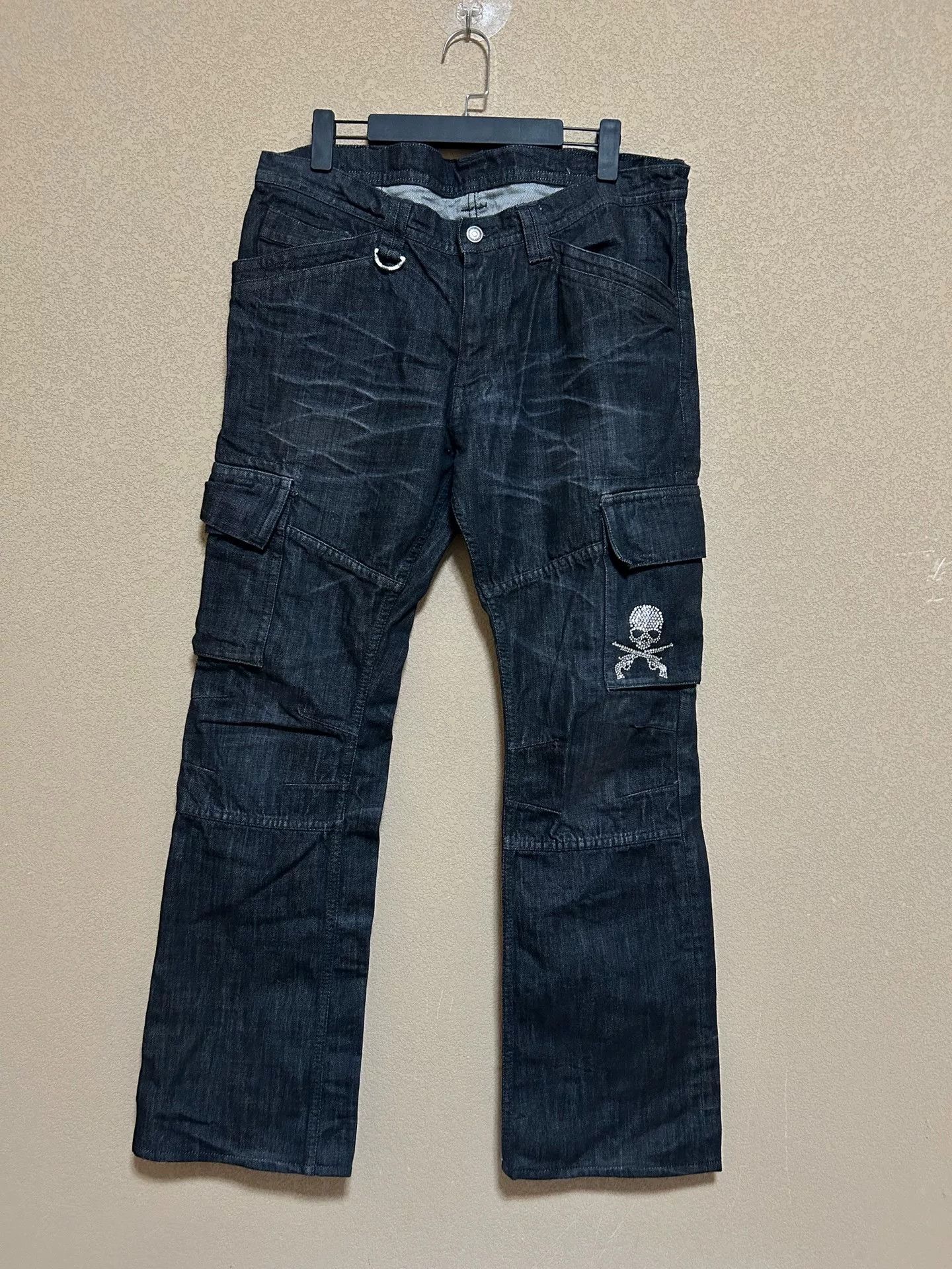 Mastermind Japan Mastermind Japan x ROAR Black Studded Jeans Size US 31 - 1 Thumbnail