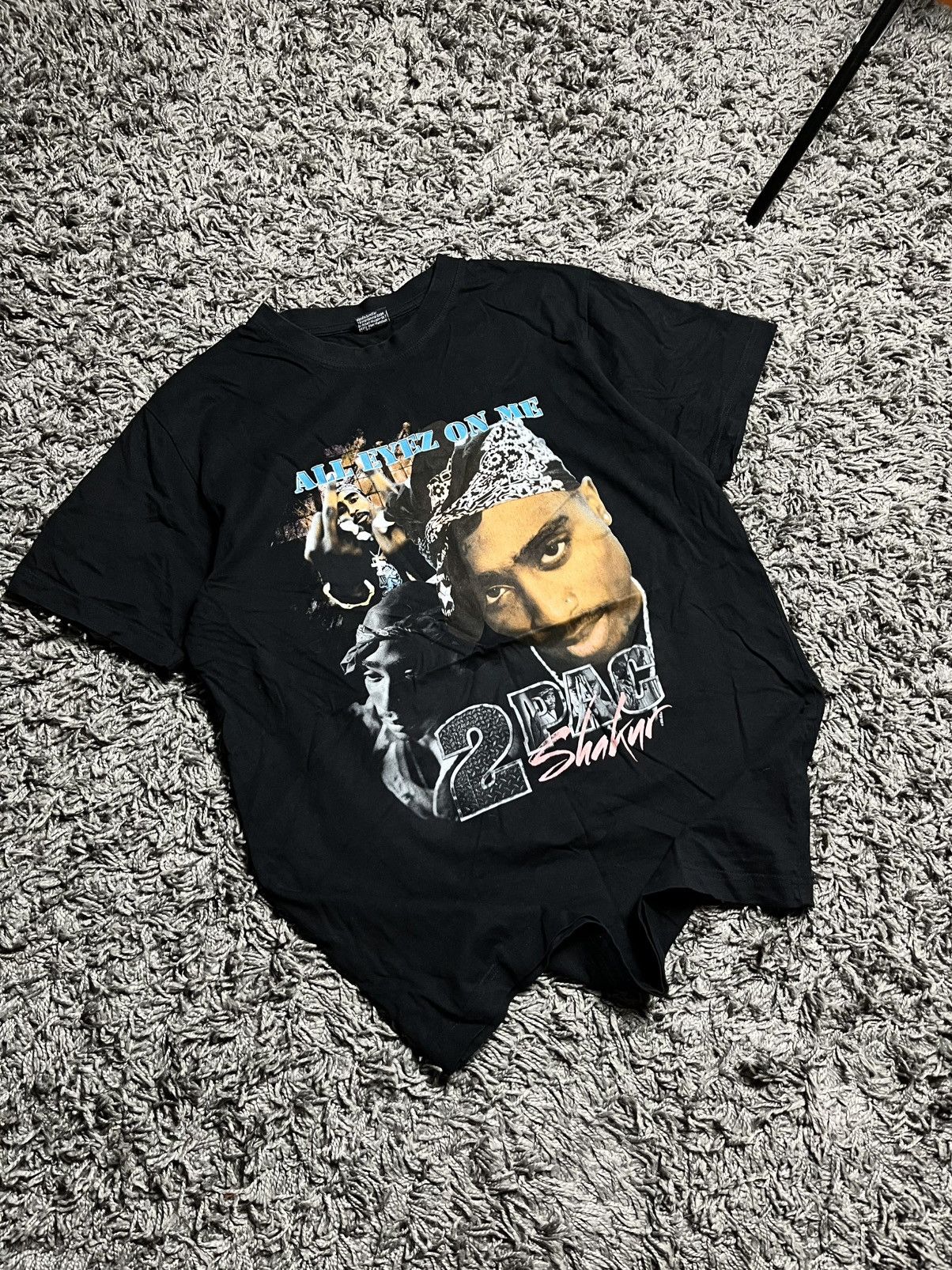 Band Tees 2Pac Shakur "All Eyez On Me" Tee by Mister Tee Size US L / EU 52-54 / 3 - 1 Thumbnail