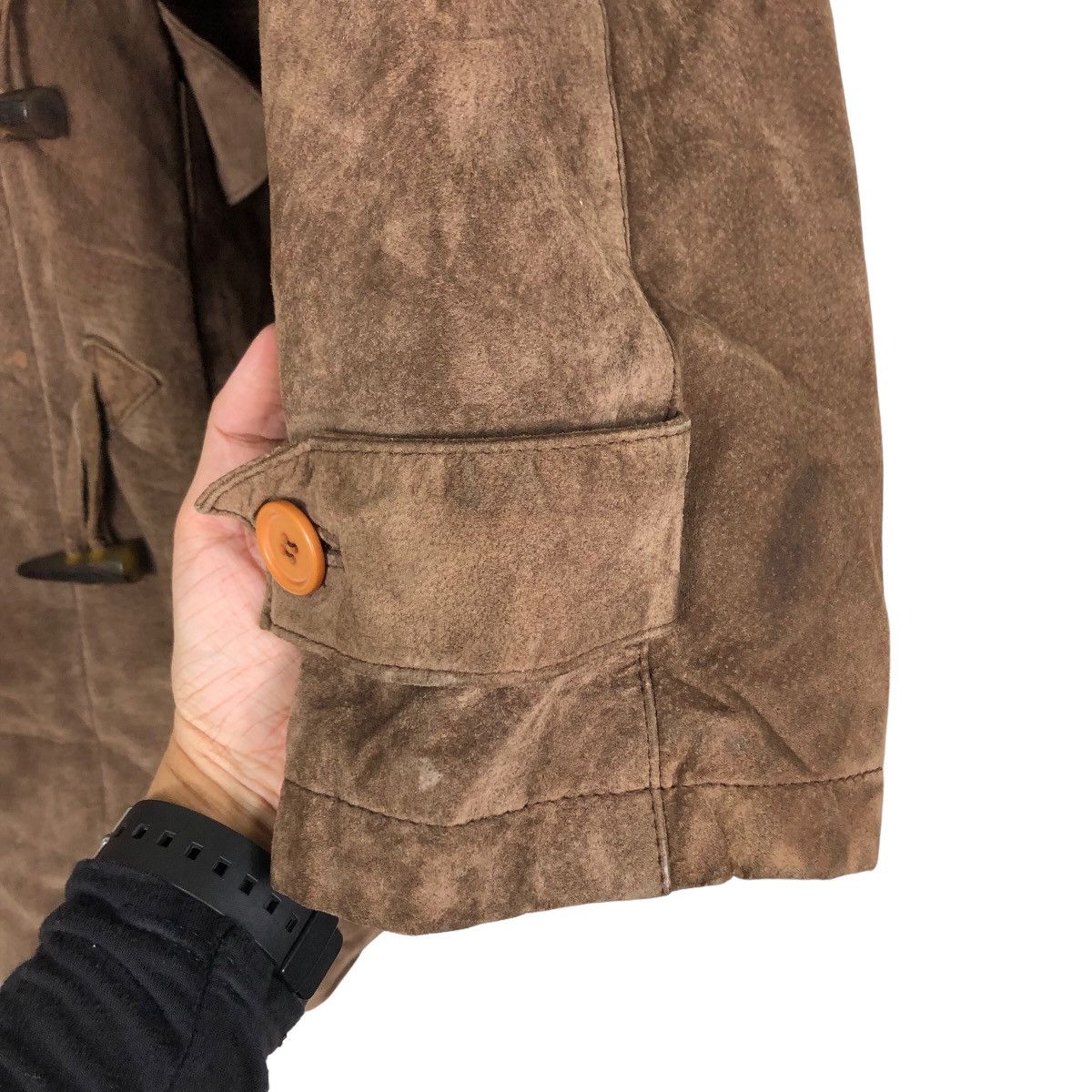Japanese Brand 🔥Vintage Long Leather Jacket Mondo Lui Issey Miyake Blanket Size US M / EU 48-50 / 2 - 15 Thumbnail