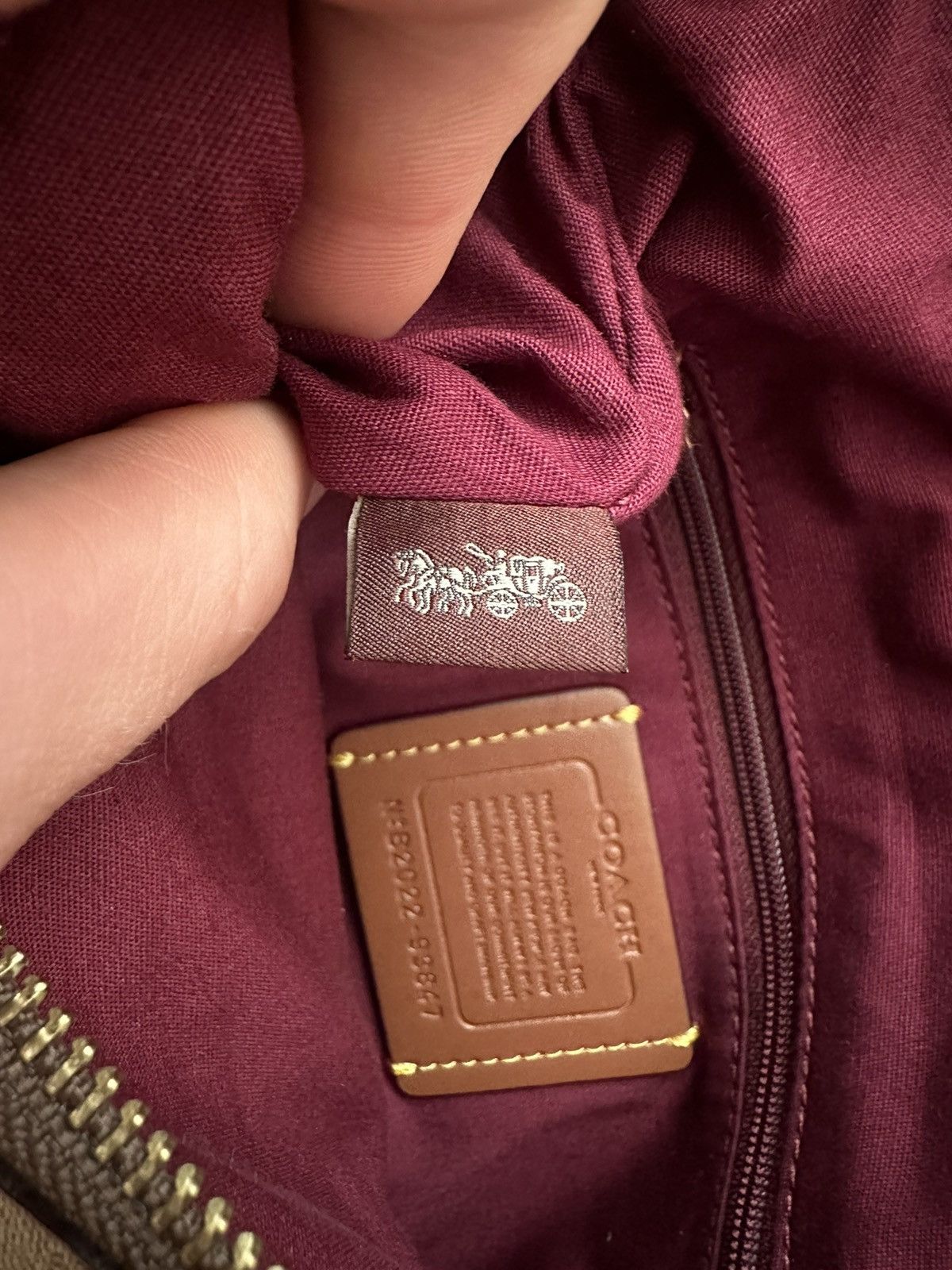 Coach Coach Mini Crossbody Bag Leather Monogram Brown Beige Size ONE SIZE - 12 Thumbnail