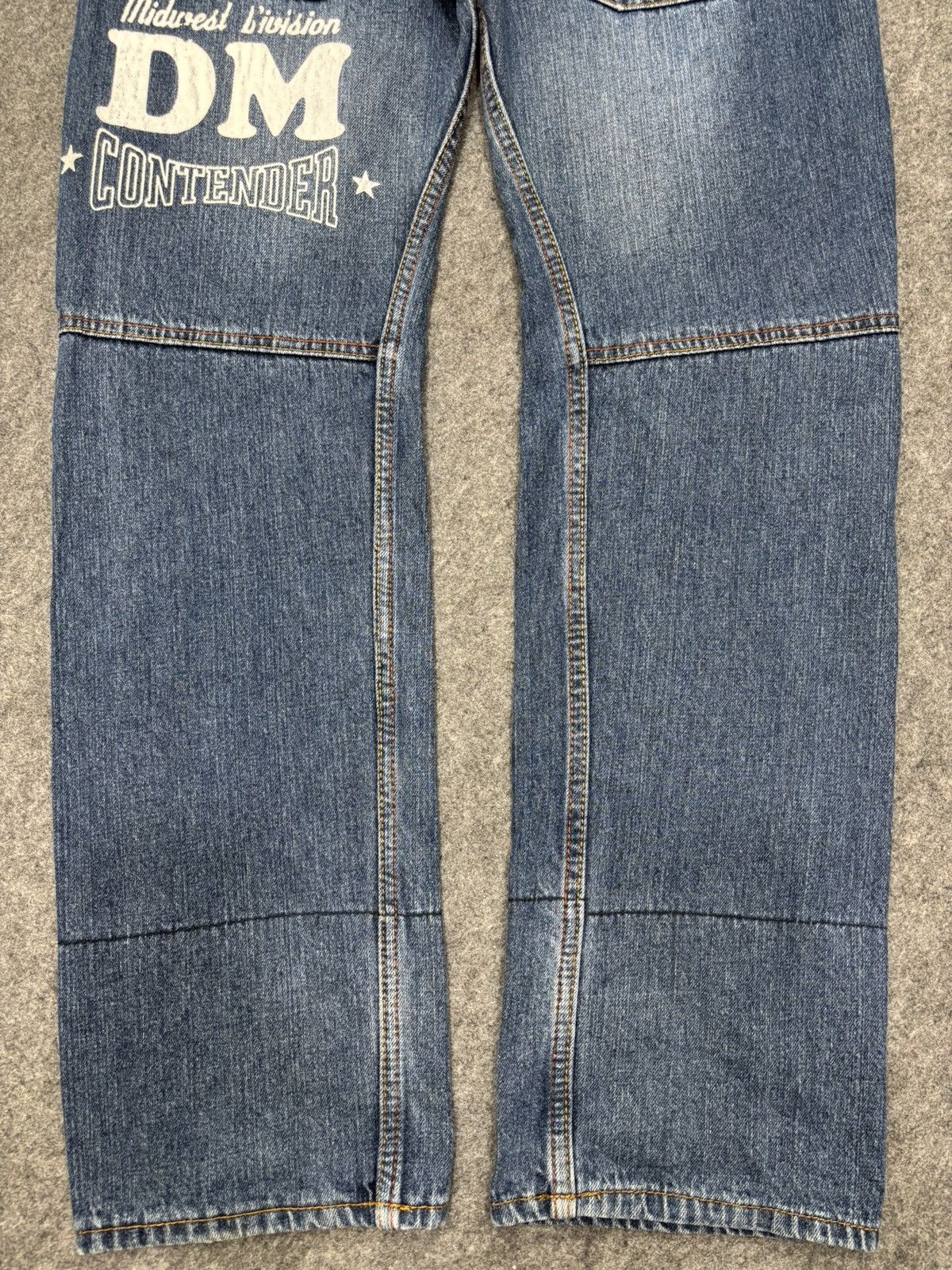 Japanese Brand 💥Double Waist💥Insane Dominate Twisted Leg Denim F653 Size US 32 / EU 48 - 15 Thumbnail