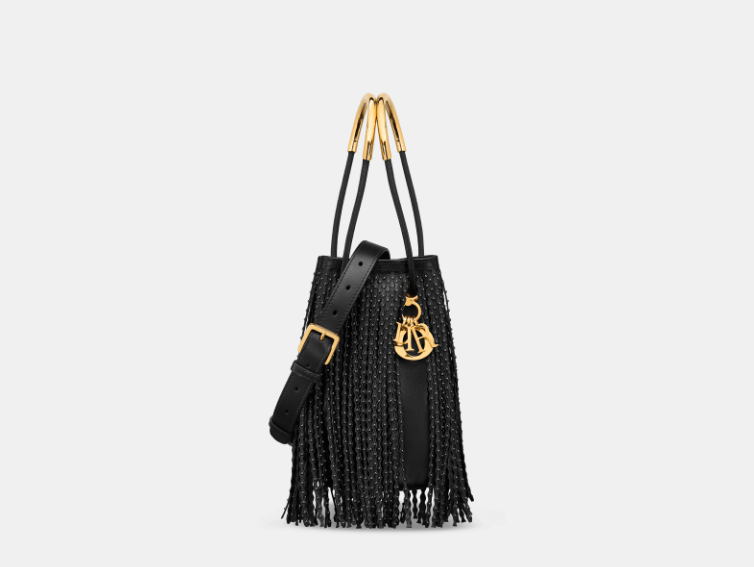 Dior o1w1db10426 M3824U Size:OS/ Mini Bucket Bag in Black/Silver Size ONE SIZE - 2 Thumbnail