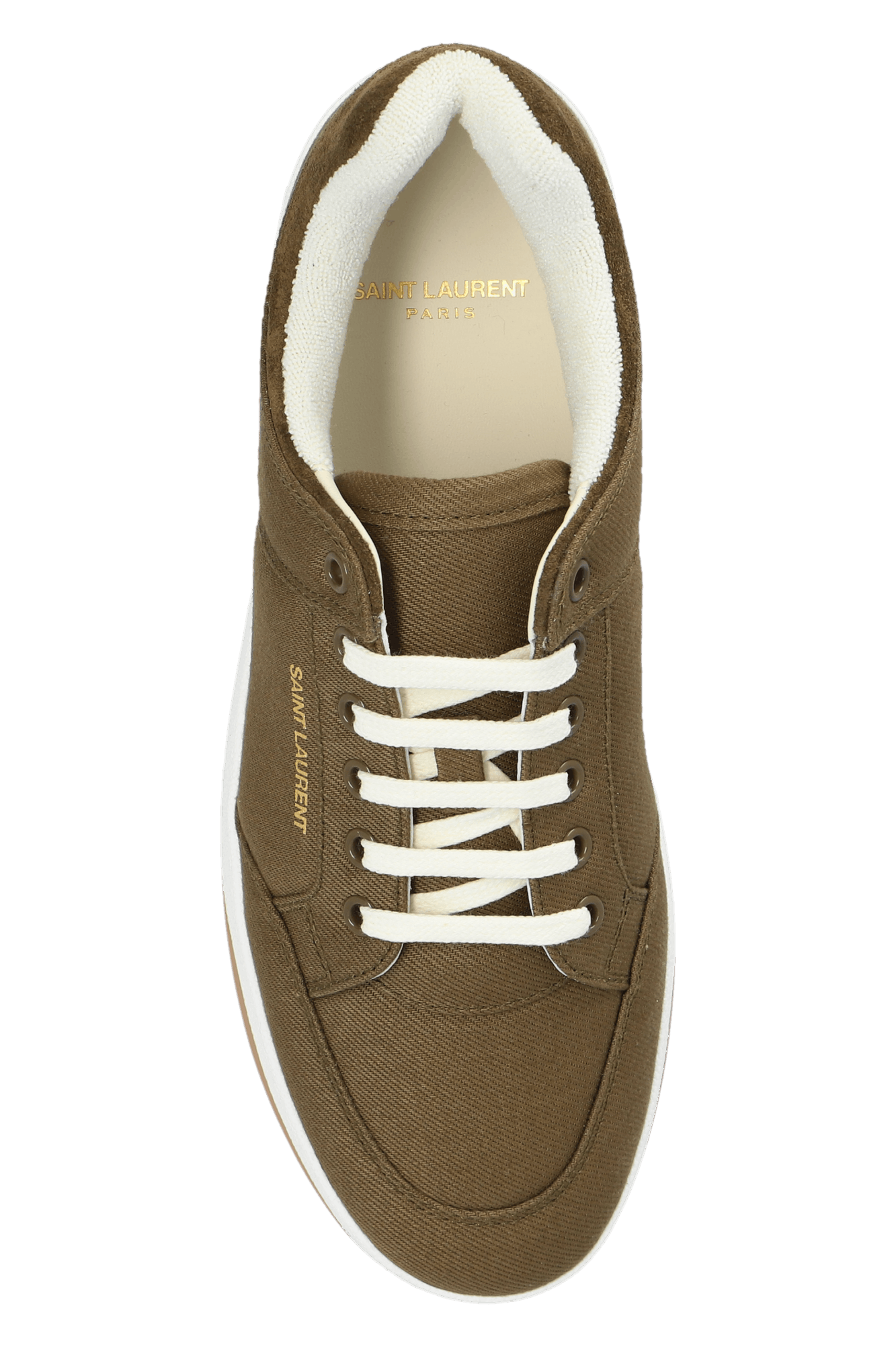Saint Laurent Paris o1w1db10526 776269 SL/61 Sneakers in Gabardine in Green Size US 9 / IT 39 - 6 Thumbnail