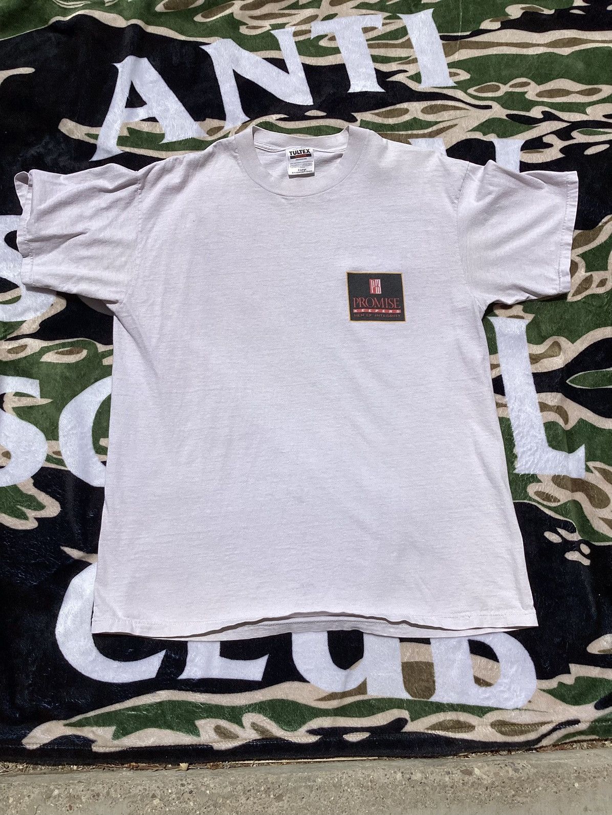 Tultex × Vintage Vtg 94 promise keepers men of integrity seize the moment Te Size US XL / EU 56 / 4 - 3 Thumbnail