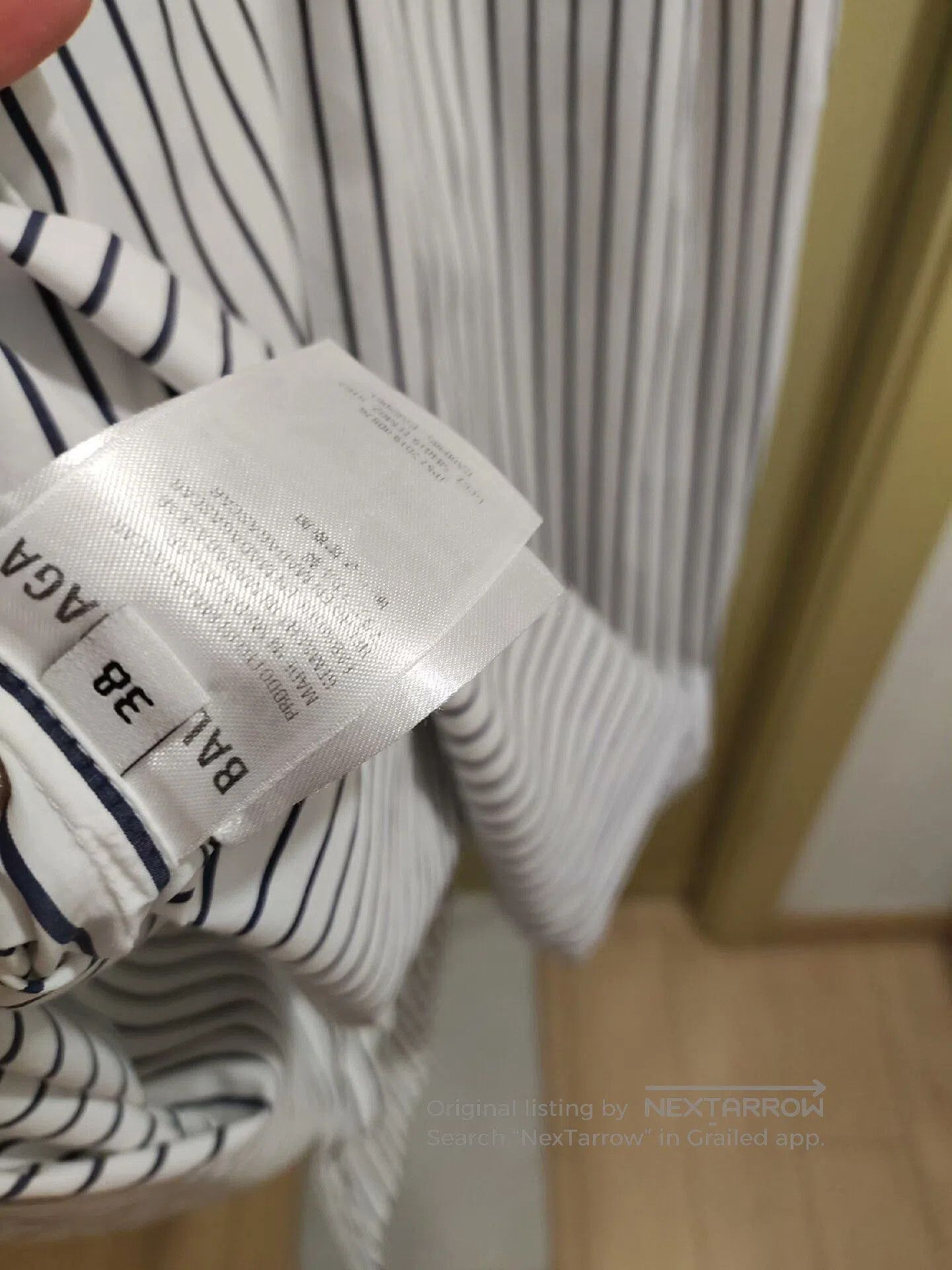 Balenciaga Balenciaga Striped Short Sleeve Top. Size US M / EU 48-50 / 2 - 4 Thumbnail